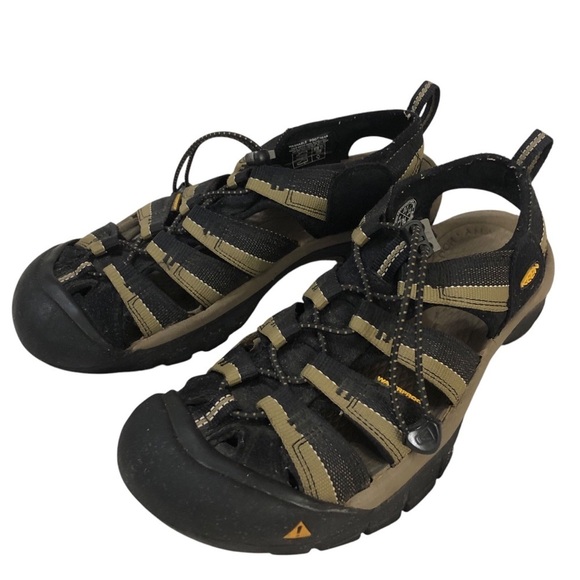 Keen Other - Keen Newport H2 Sport Sandals Water Shoes Black/Olive Green US 8.5 EU 41